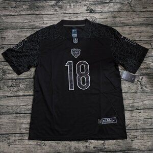 Nfl Caleb Williams Chicago Bears #18 Black Jersey